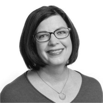 Barbara Cosgrove's headshot, grayscale