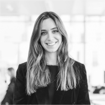 Cristina Borrell Catafal's headshot, grayscale