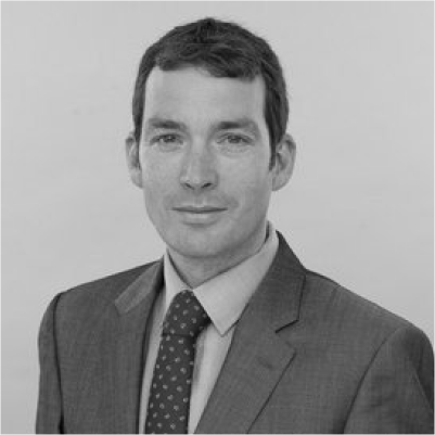 Jon Belcher's headshot, grayscale