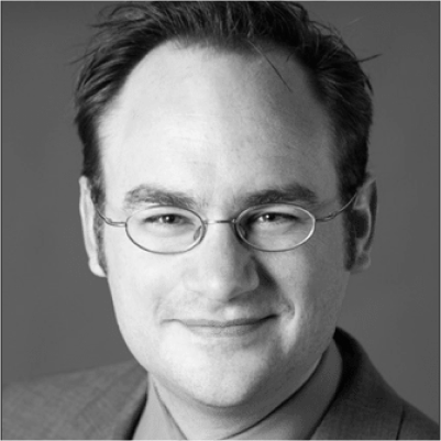 Stefan Limbacher's headshot, grayscale